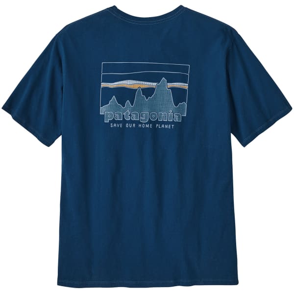 T-shirt PATAGONIA M'S '73 SKYLINE ORGANIC T-SHIRT LAGOM BLUE