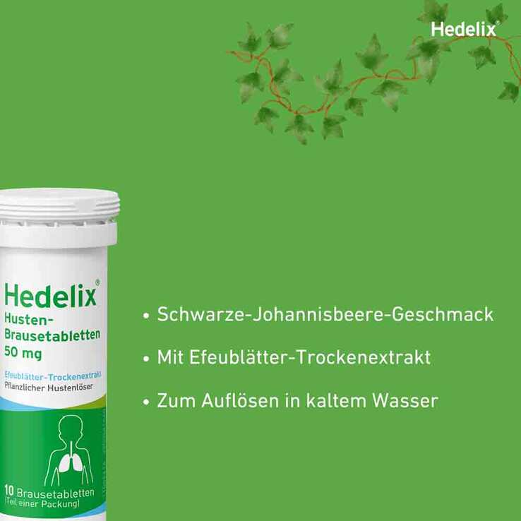 Hedelix Husten-Brausetabletten, 20 St