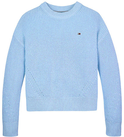 Tommy Hilfiger Bluse - Strick - Essential - Gefäß Blue