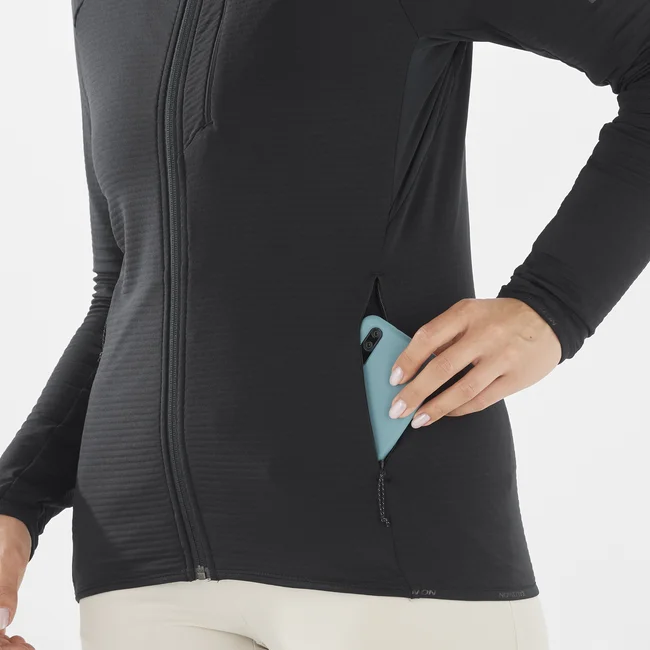 ESSENTIAL LIGHTWARM  Couche intermédiaire entièrement zippée pour femme