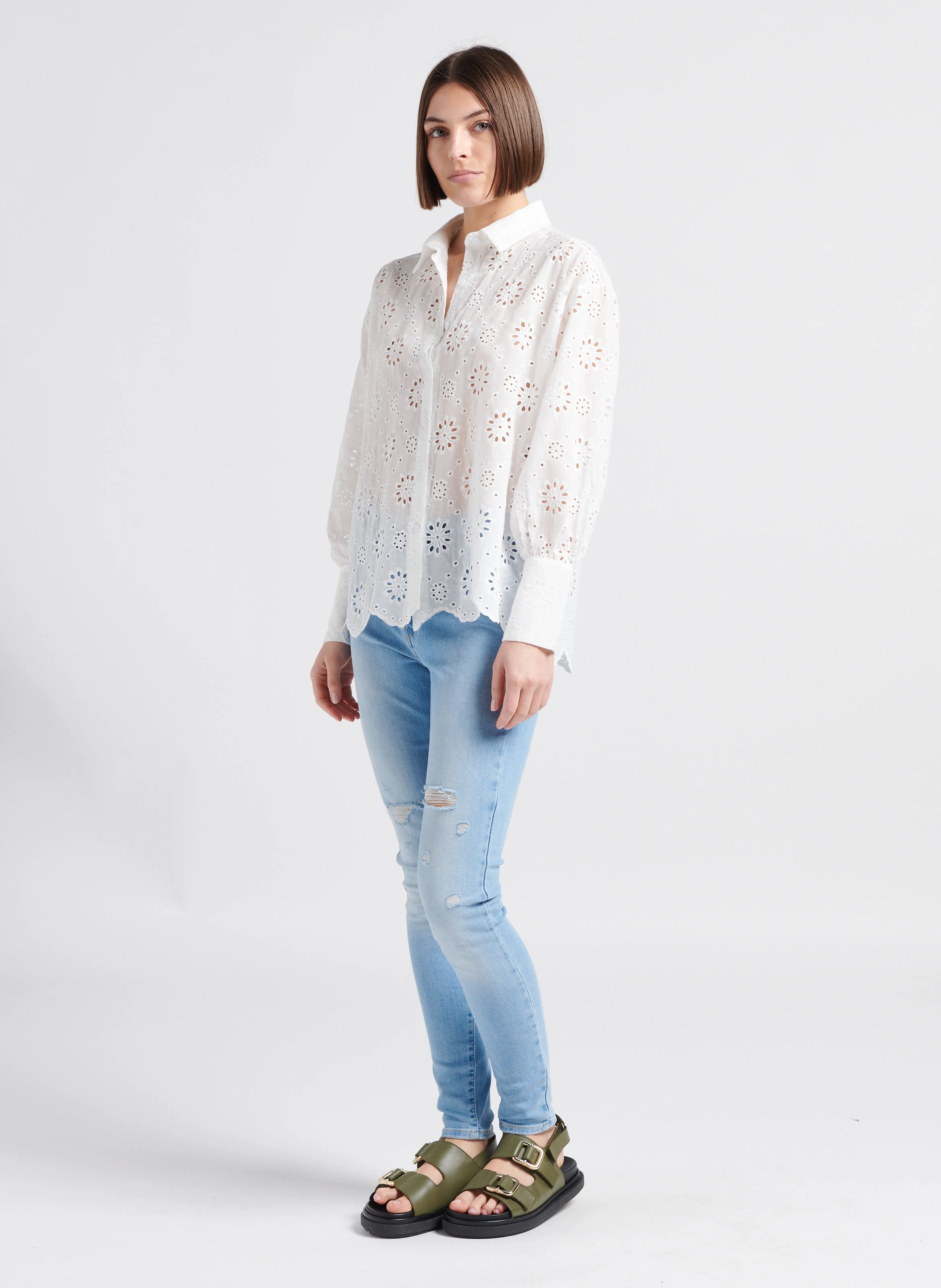 720 HIRISE SUPER SKINNY - Jean skinny taille haute en coton mélangé | Jean Stone
