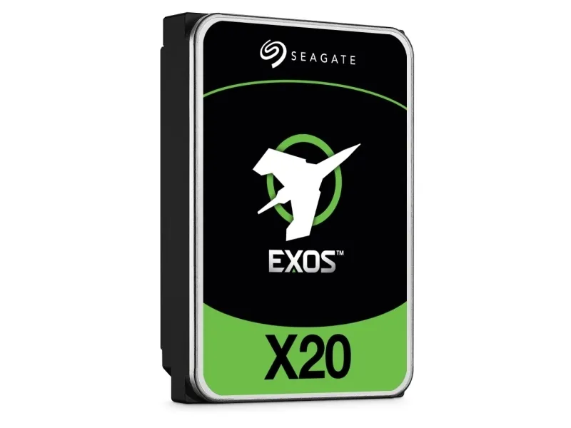 Seagate Exos X20 ST20000NM007D - Harddisk - 20 TB - intern - SATA 6Gb/s - 7200 rpm - buffer: 256 MB