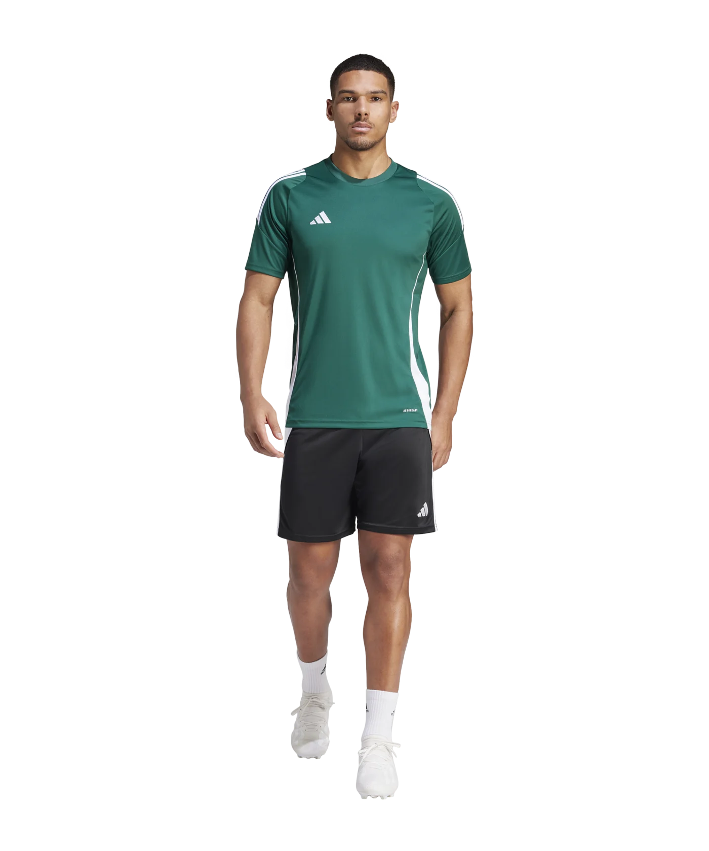 adidas Tiro 24 Trikot Dunkelgrün Weiss