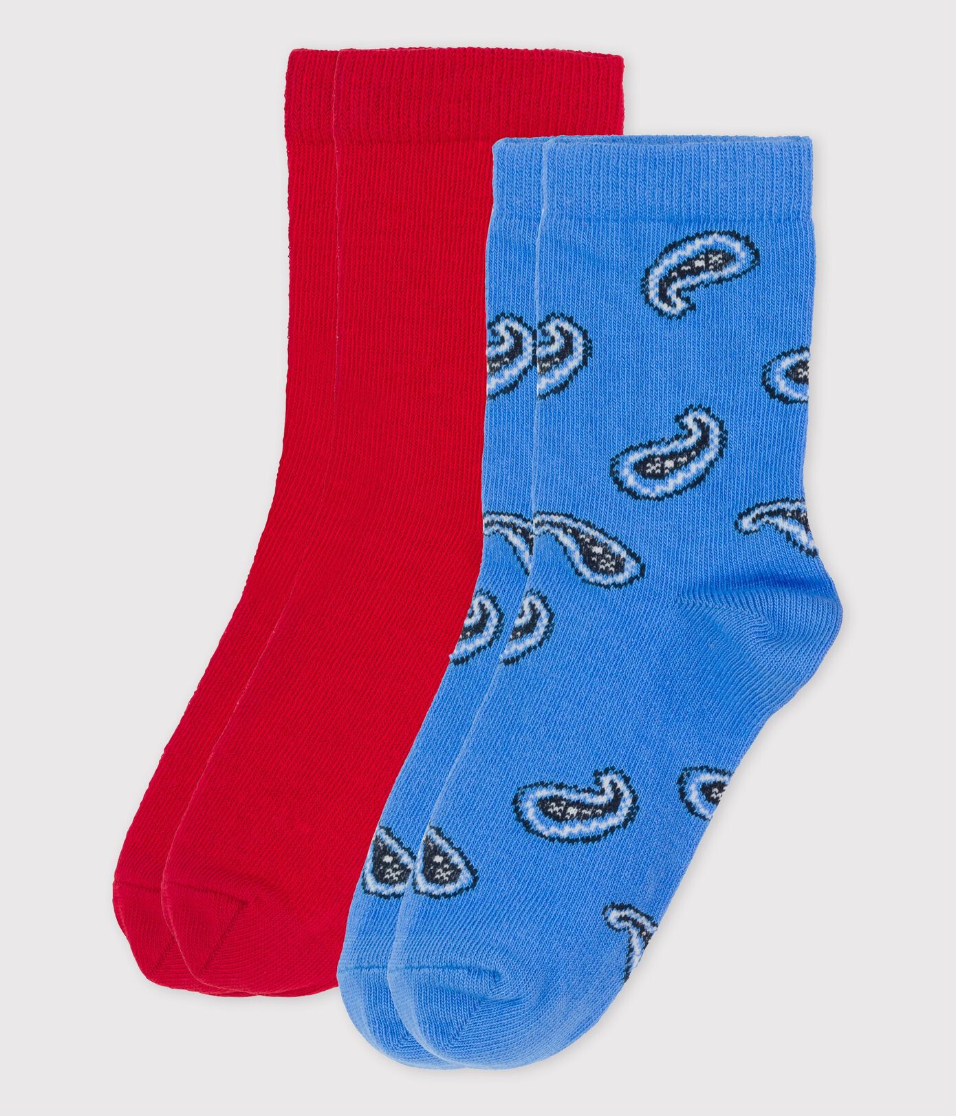 Lot de 2 paires de chaussettes enfant garçon