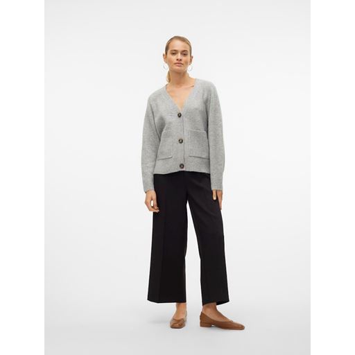 Vero Moda Boom Cardigan, Light Grey Melange, M