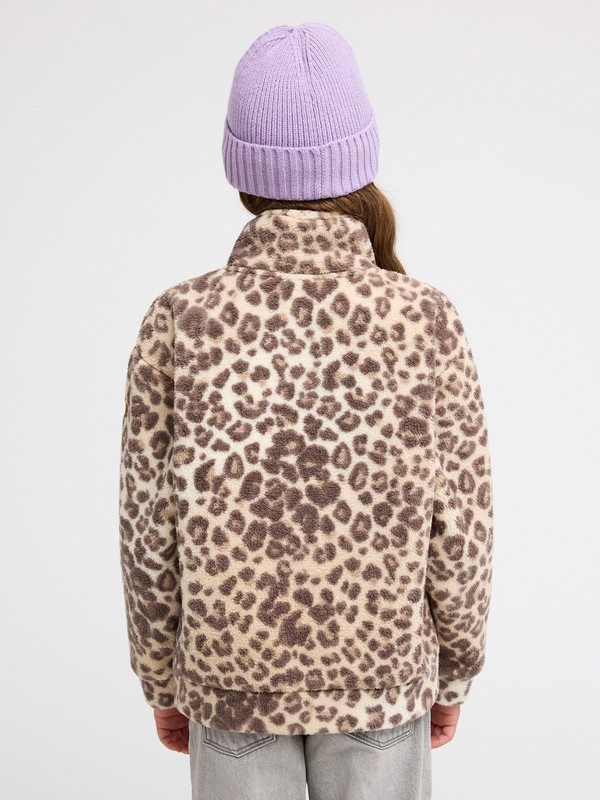Calling All Mys Polaire à demi-zip Beige Fille 4-16