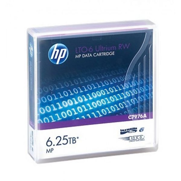 HP Data Tape LTO-6 Ultrium 6.25TB RW - C7976A