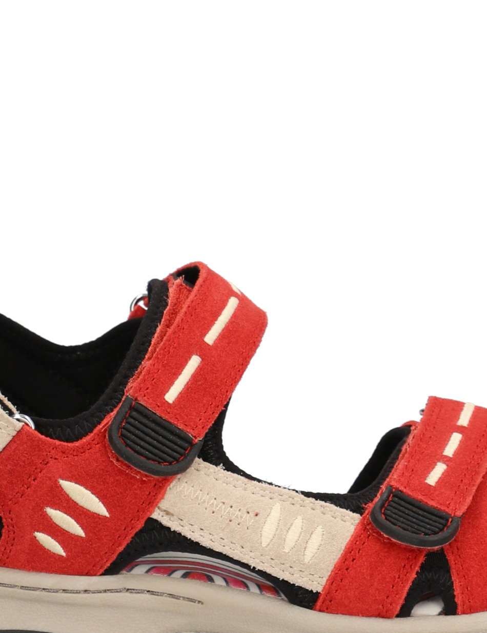 Veloursleder Sandale
