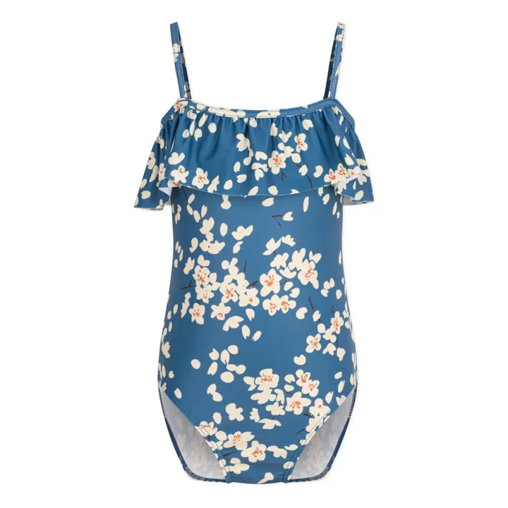 Petit Bateau Maillot 1 Pièce Madame Blossom | Bleu