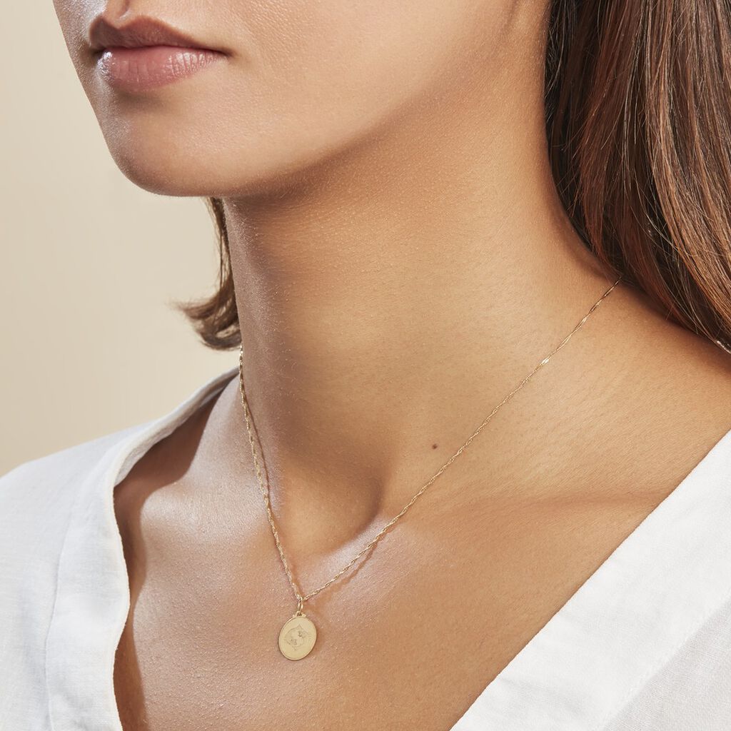 Pendentif Lamie Zodiaque Or Jaune