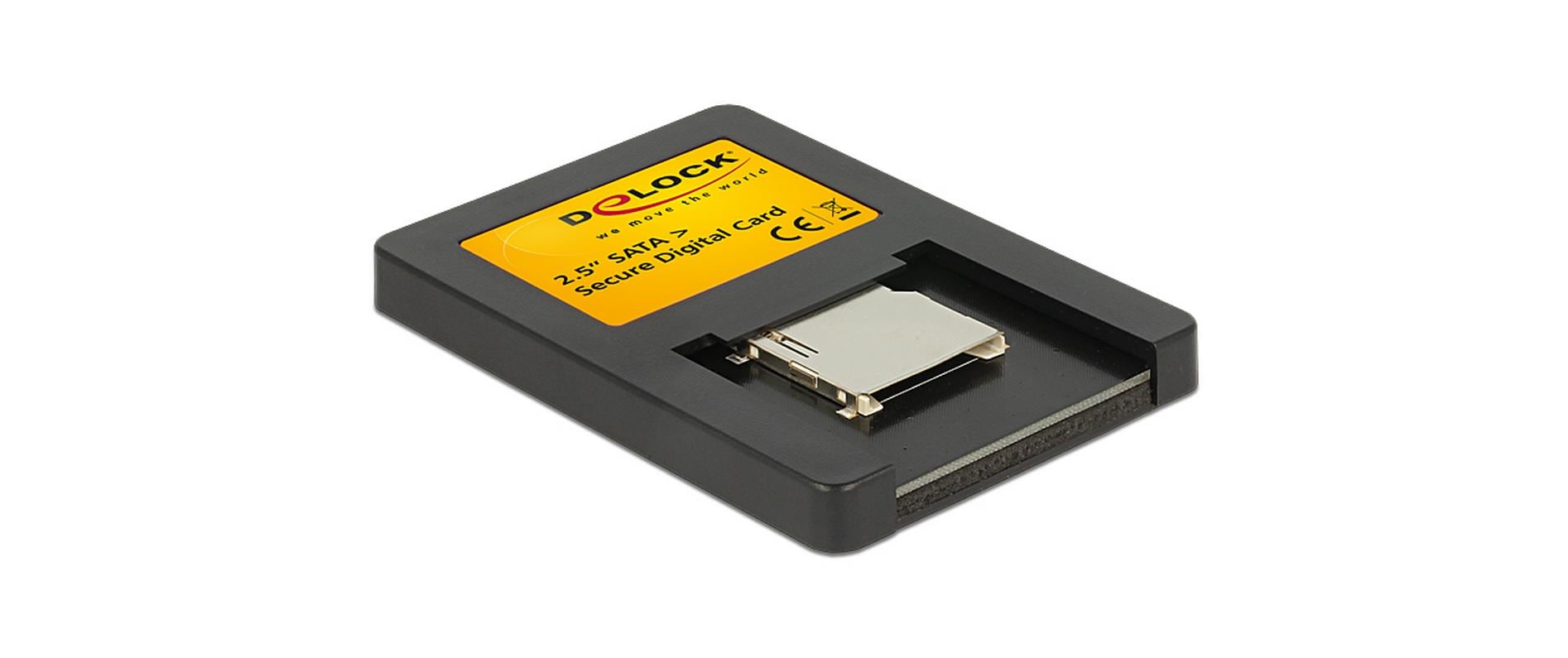 Adapter 91673 SATA – SDDelock 2.5″ Card Reader SATA > Secure Digital Card
