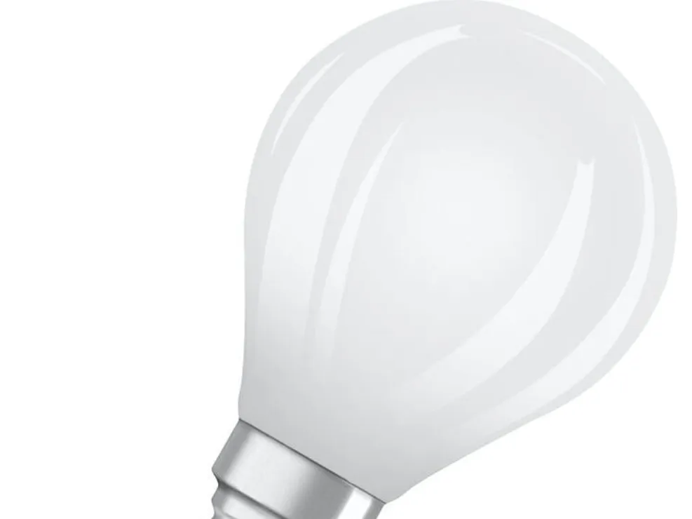 OSRAM LED SUPERSTAR - LED-filament-lyspære - form: P45 - matteret finish - E14 - 6.5 W (tilsvarende 60 W) - klasse E - varmt hvidt lys - 2700 K