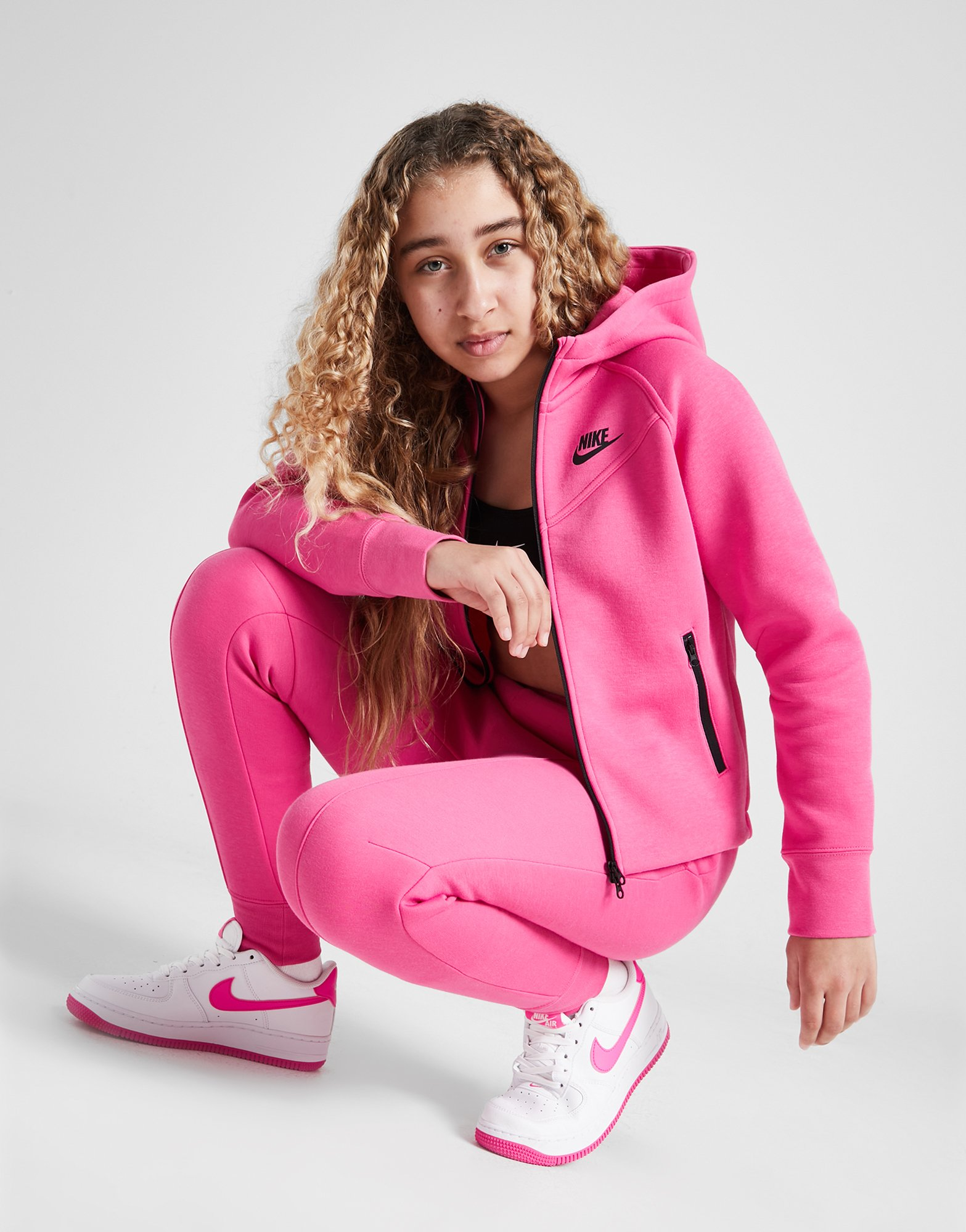 Nike Girls' Tech Fleece Full Zip Hoodie Junior