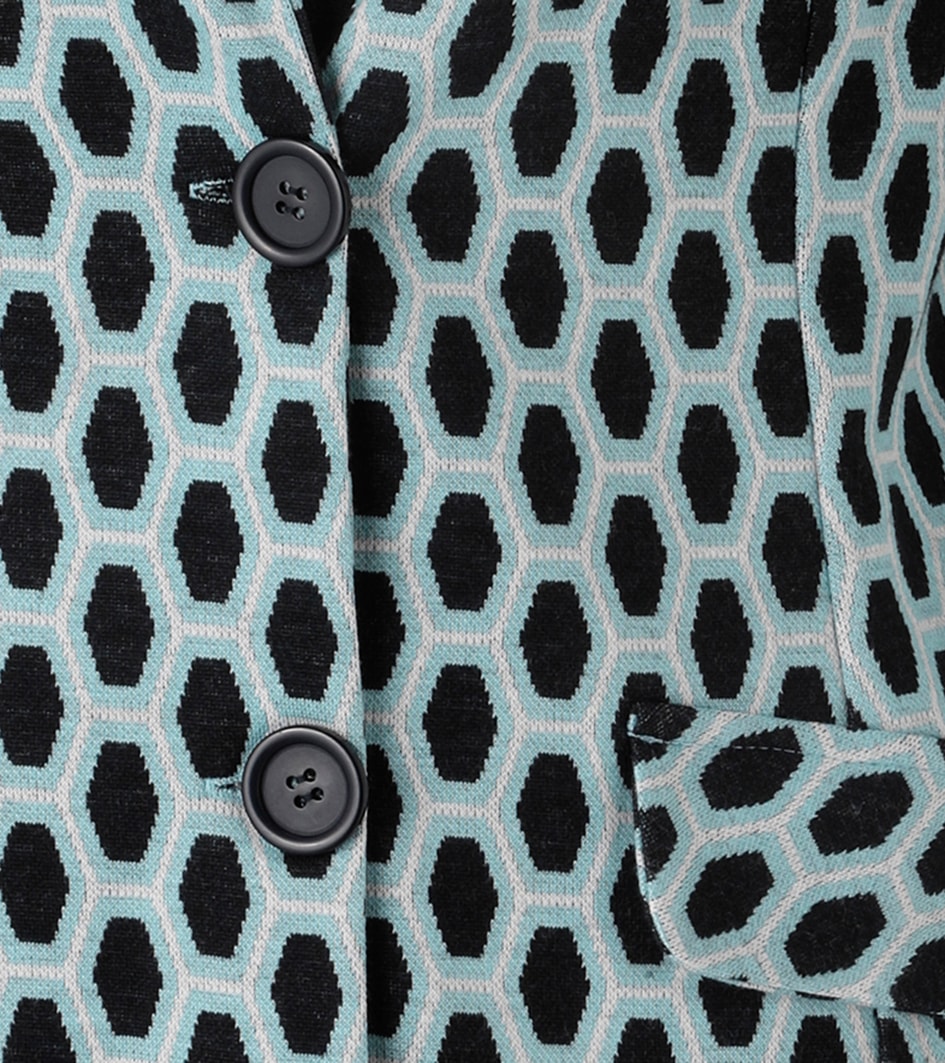 Aniston SELECTED Jerseyblazer , mit Allover-Muster in geometrischer Wabenoptik - NEUE KOLLEKTION