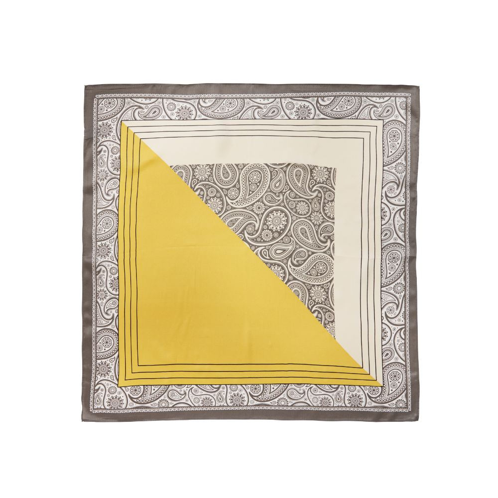 Bahne Accessories  Silketørklæde, Retro Bandana - 70x70 cm.