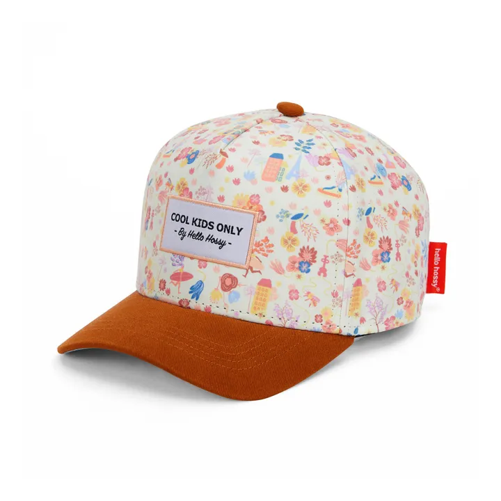 Hello Hossy Casquette Dried Flowers | Orange Rouille