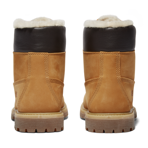 Timberland 6 Inch Warm Lined Waterproof Støvler,  Wheat Nubuck, 41