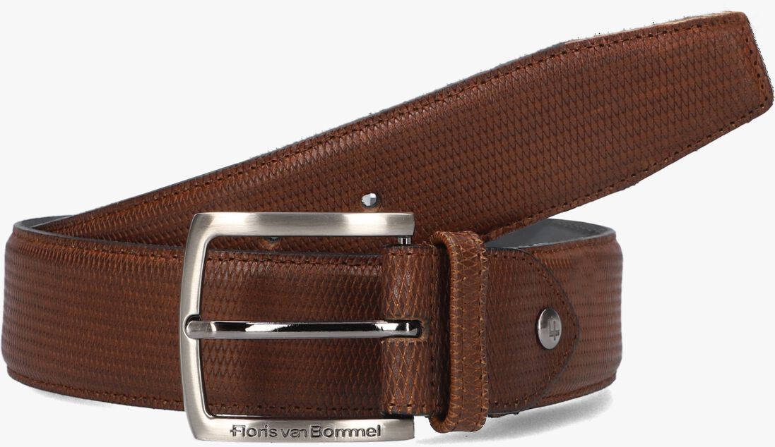 FLORIS VAN BOMMEL cognac floris van bommel riem cfm-10076