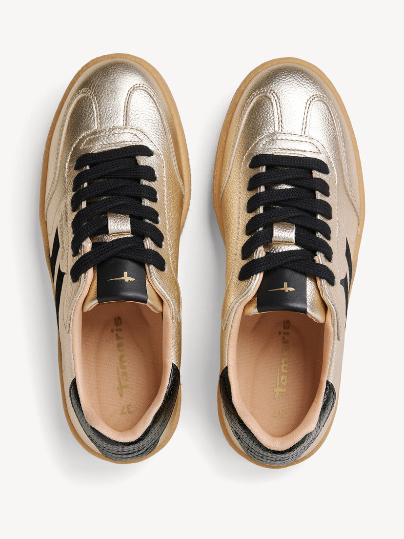 Leren Sneaker - goud