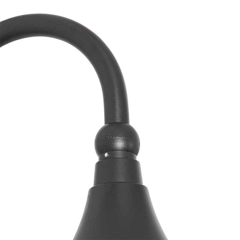Klassieke buiten wandlamp zwart IP44 - Daphne