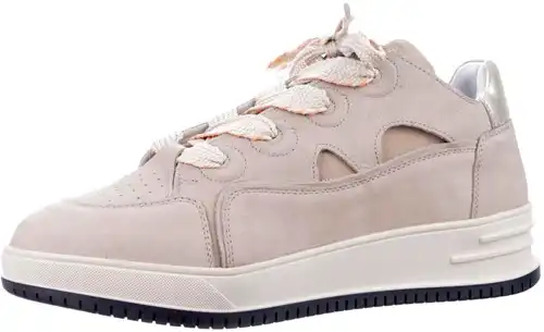 D1787 Hip beige - maat 44 veterschoen beige - maat 44 Calandschoen