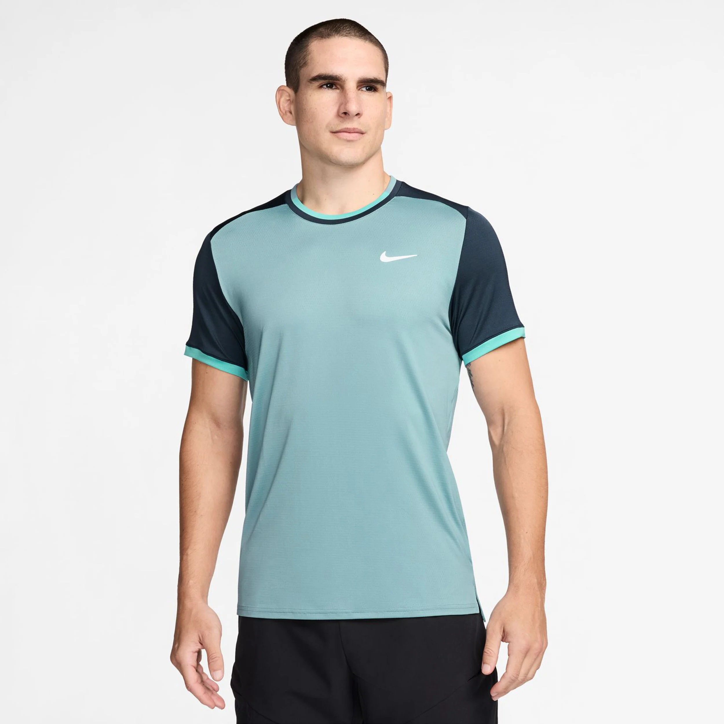 Nike Dri-Fit Advantage T-shirt Hommes - Bleu Gris