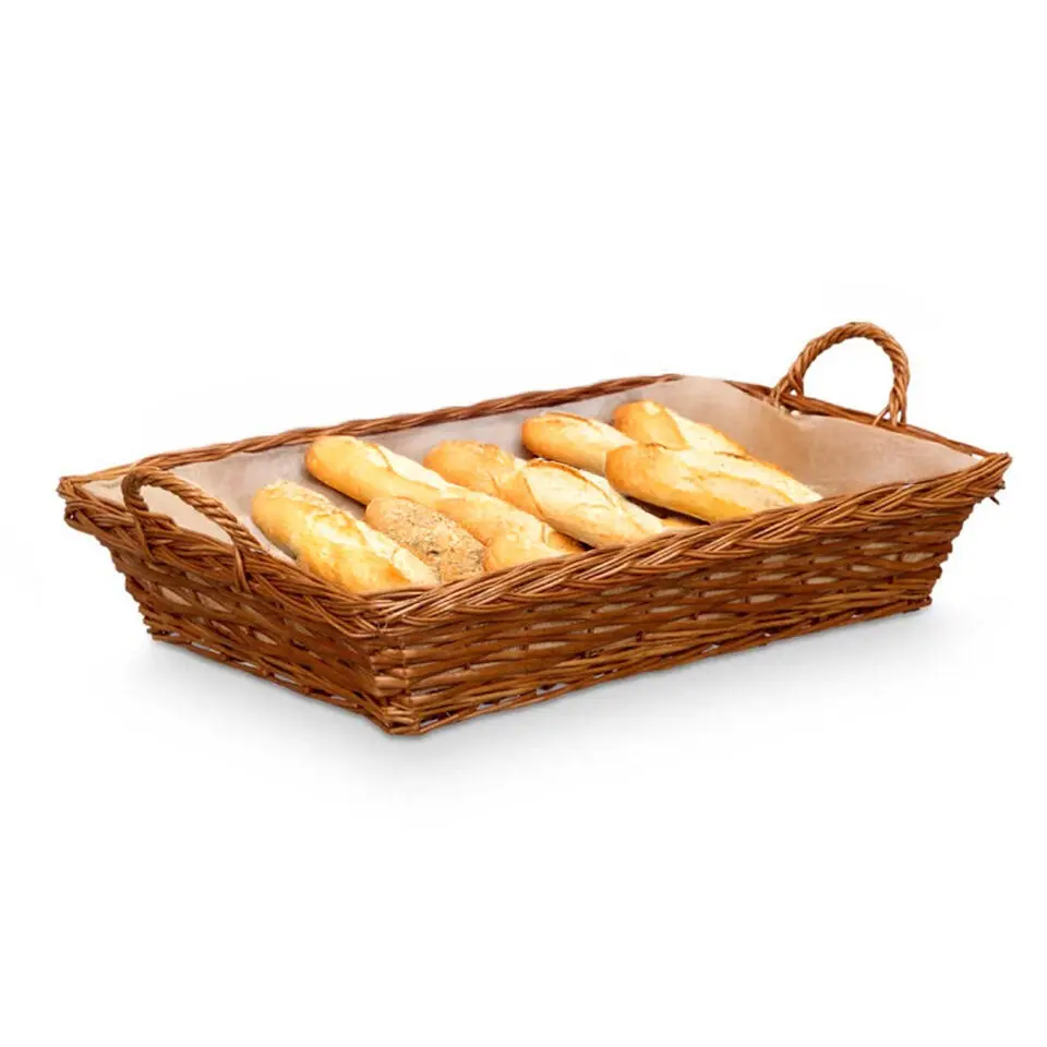Kipit Storage Rieten mand - gevlochten riet - 63 x 41 x 16 cm
