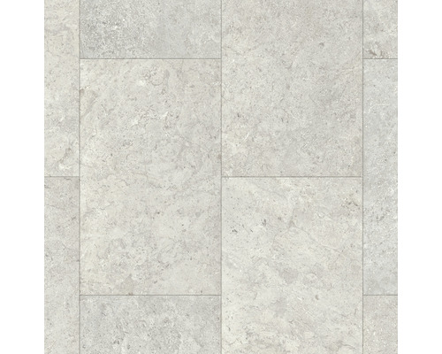 Gloria PVC vloer, tegellook, lichtgrijs FB591, 200 cm breed (per meter verkocht)