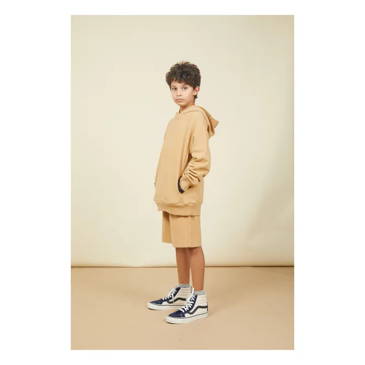 SMALLABLE BASICS Sweat A Capuche Garçon Coton Bio | Beige