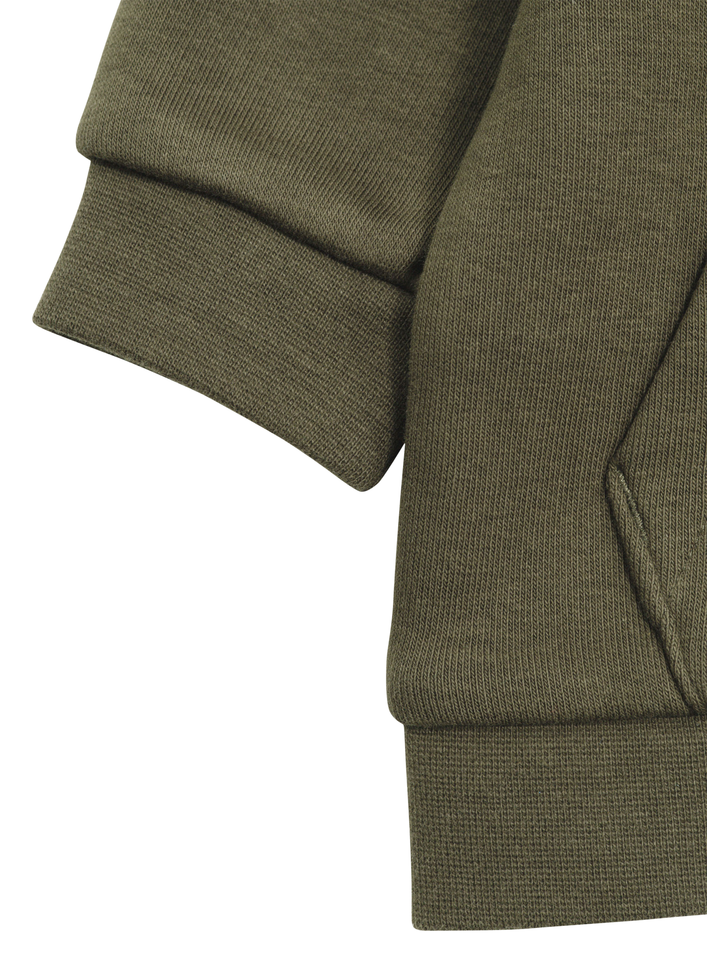 Cardigan à capuche en coton mélangé | Kaki