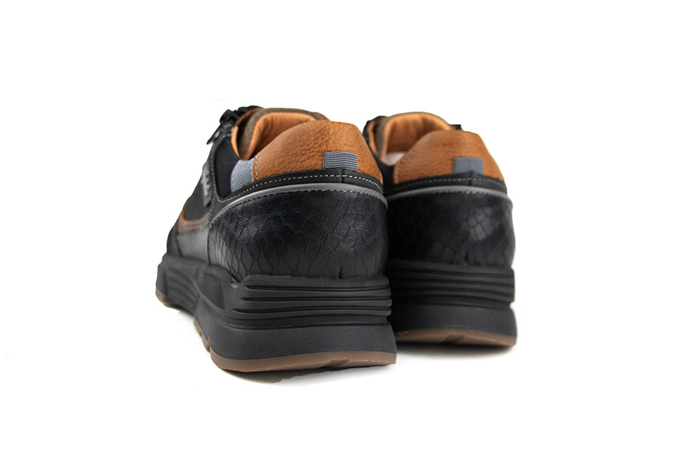 Australian Sneaker Connery H Black Cognac