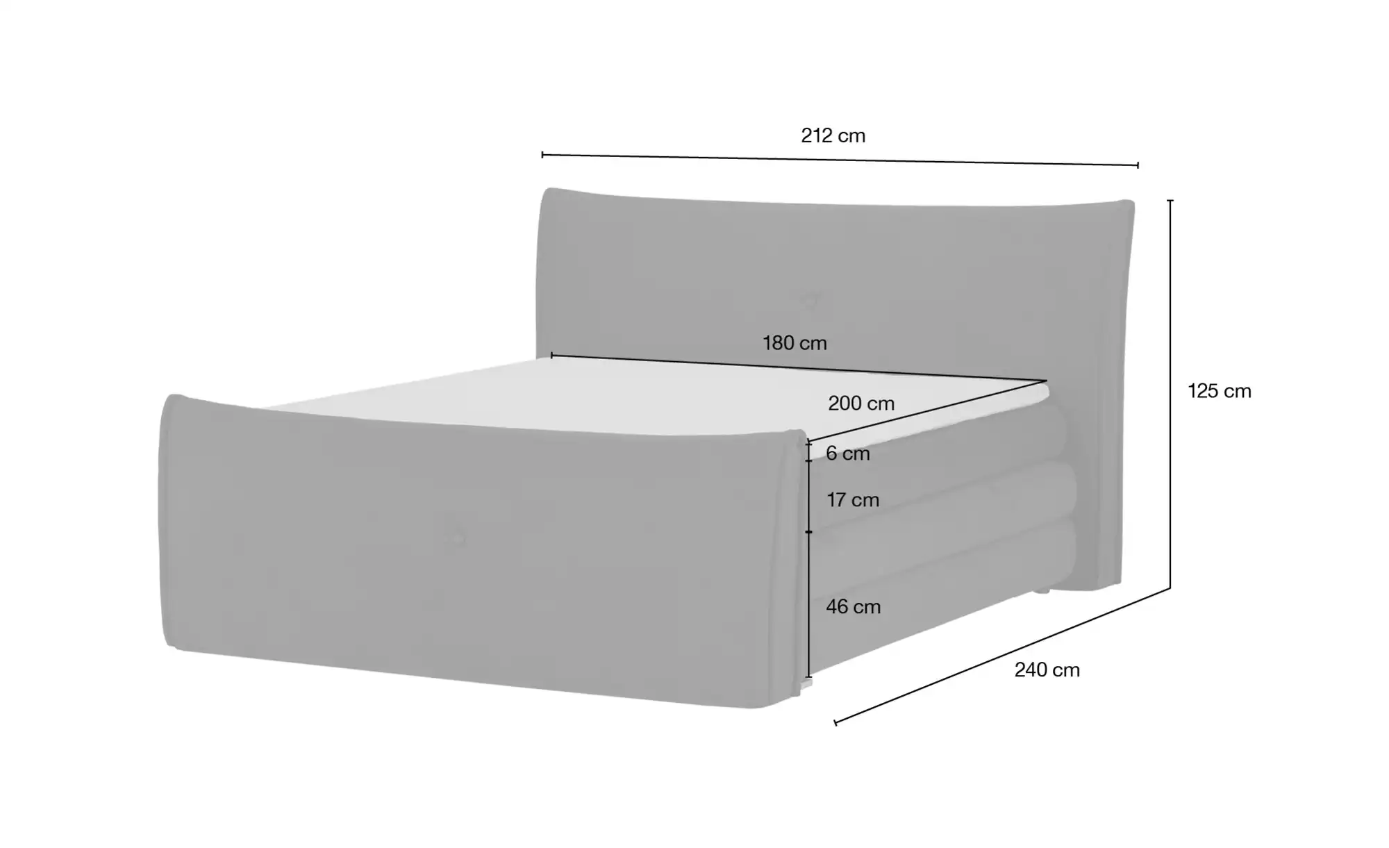 smart Boxspringbett Luxus
