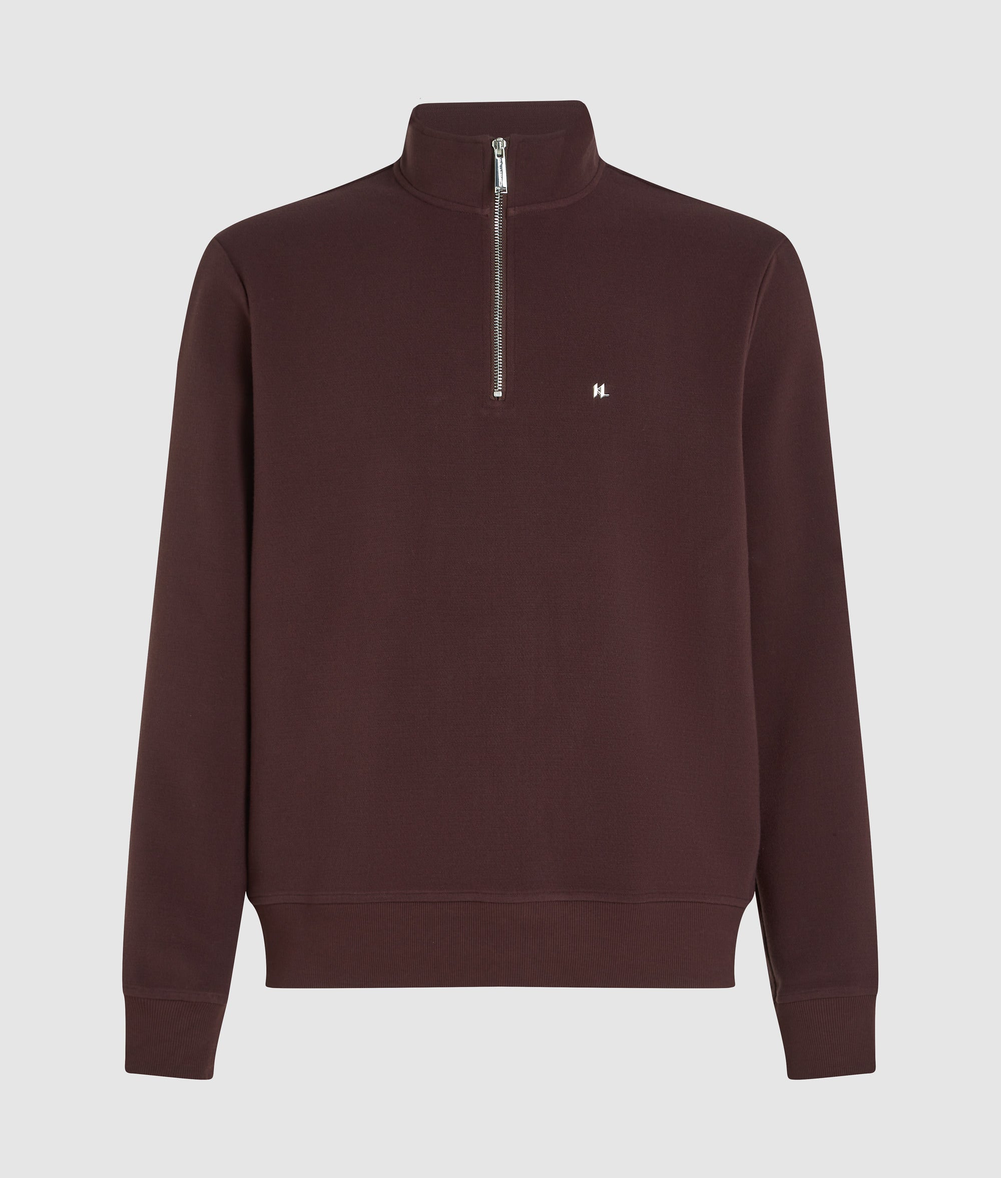 Sweater met kwartritssluiting