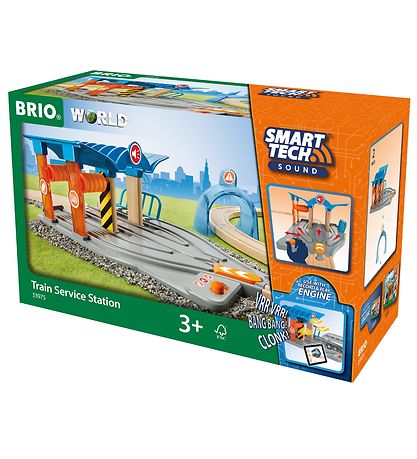 BRIO WoRød Togservicestation - 2 Dele - Smart Tech Sound 33975