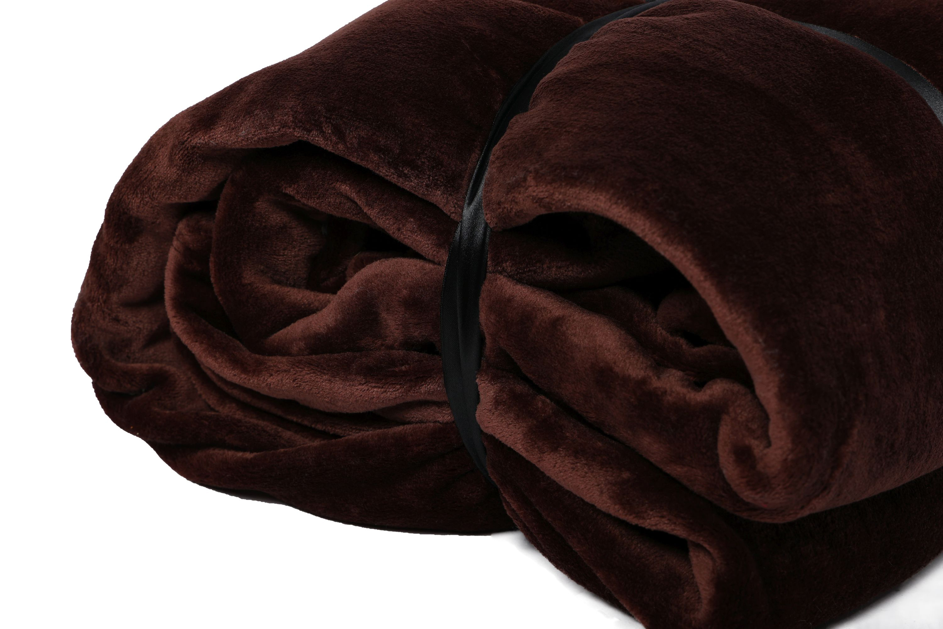 Kuscheldecke 150 x 200 cm braun