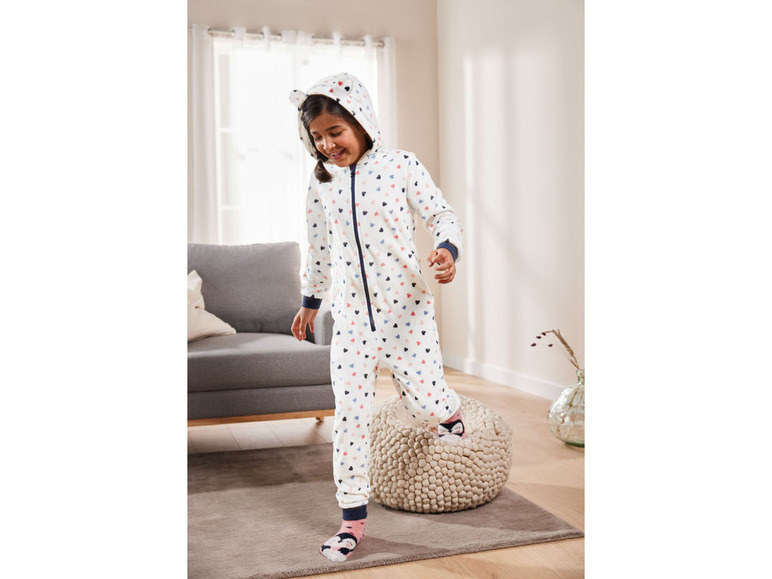 Fleece meisjes onesie