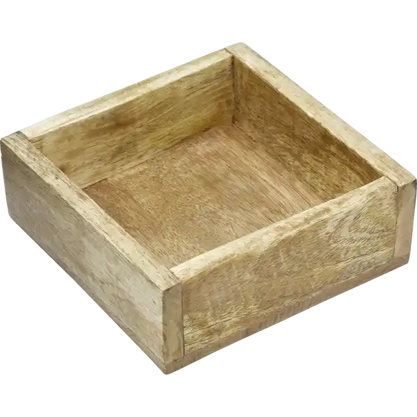Tablett Mangoholz eckig