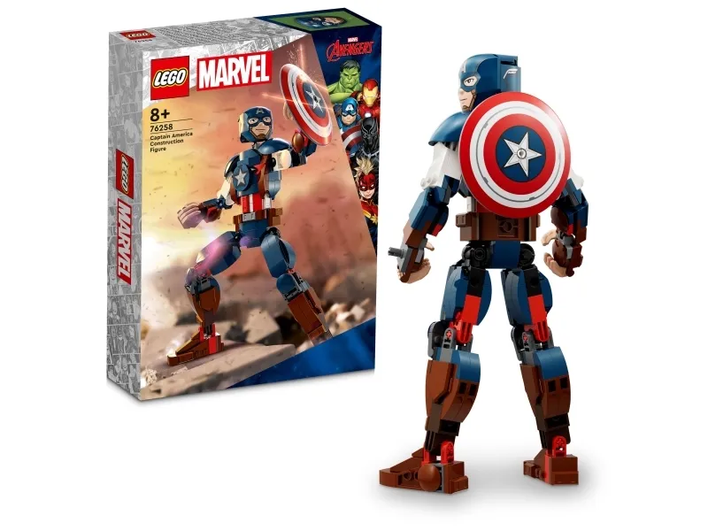 LEGO Super Heroes Marvel 76258 Byg selv-figur af Captain America