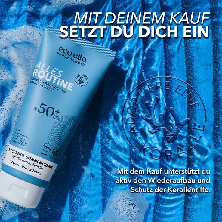 Eco Elio Alles Routine Sonnencreme LSF 50 + , 200 ml