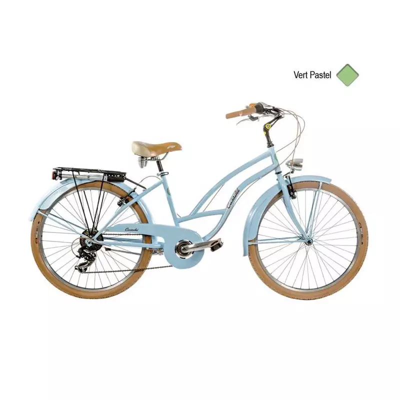 Vélo CASADEI cruiser 26´´ femme h43 vert pastel