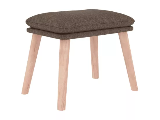 Repose-pied Taupe 45x29,5x35 cm Tissu