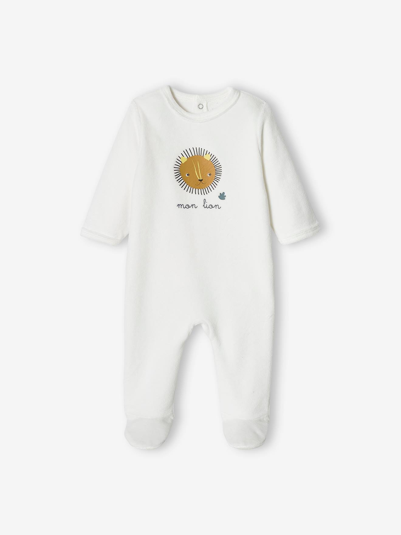 Conjunto com 2 macacões de veludo para bebê 