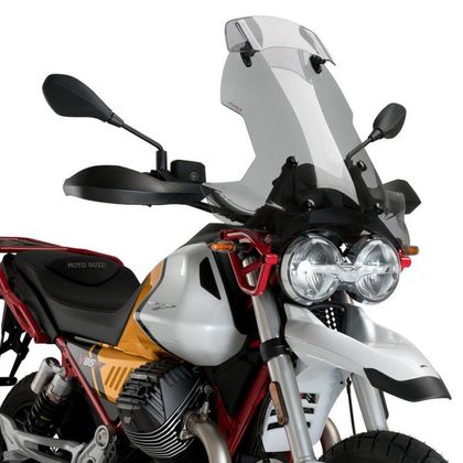 Bulle Puig TOURING (+23 cm) avec visière - Gris