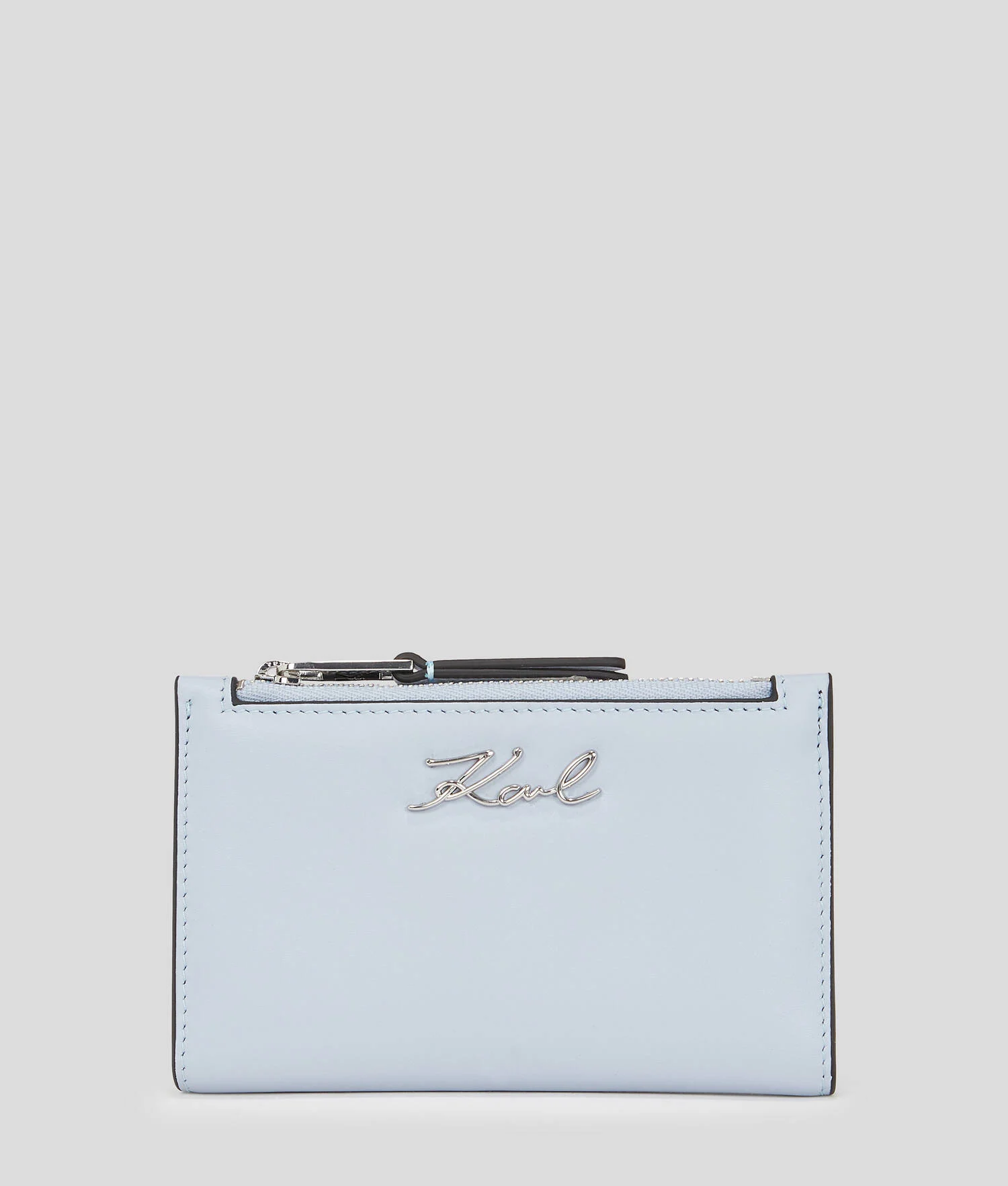 PORTEFEUILLE À DEUX VOLETS MINCE K/SIGNATURE - Bleu Kentucky