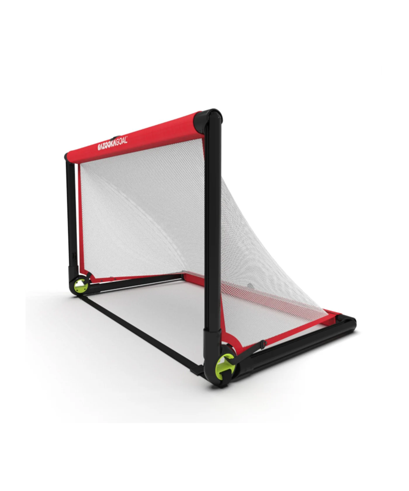 Bazookagoal Teleskoptor | 120x75 cm Rot Weiss
