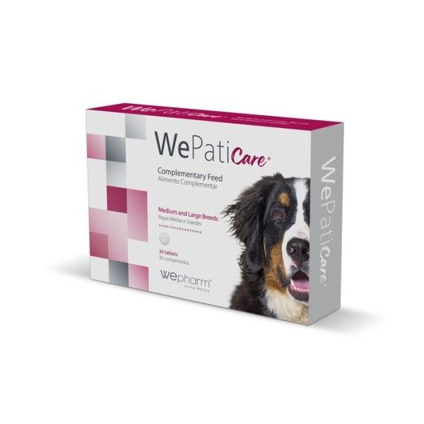Wepharm WePatiCare Saúde Hepática Raças Grandes e Médias 30 Comprimidos
