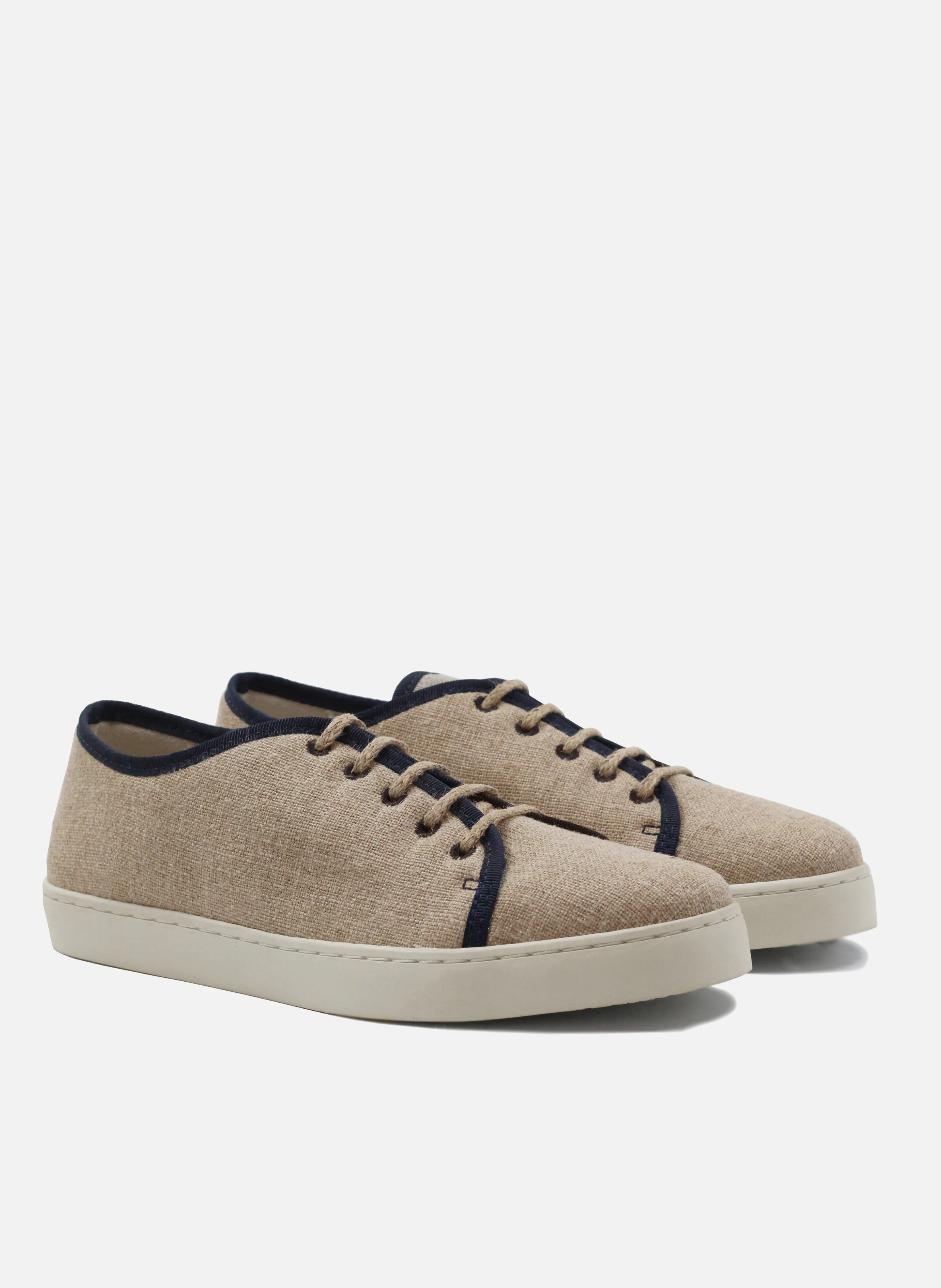 Baskets en lin | Beige