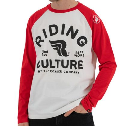 T-shirt manches longues RIDING CULTURE RIDE MORE L/S - Rouge