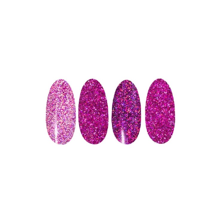 Ronney Nagelpoeder Holo Effect /21/ Roze-rood