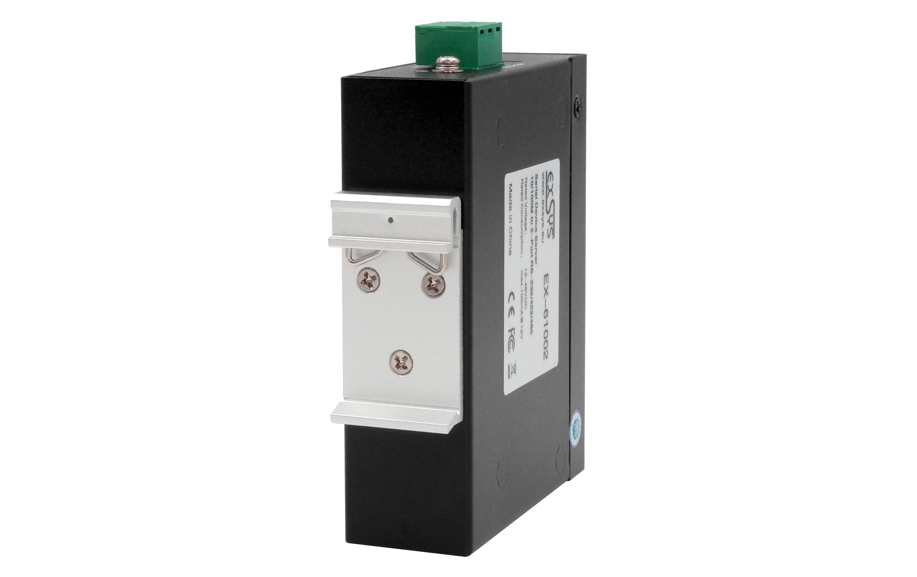 Serieller Geräteserver EX-61002<br>Serieller Multiprotokoll-Geräteserver mit 2 Ethernet Ports